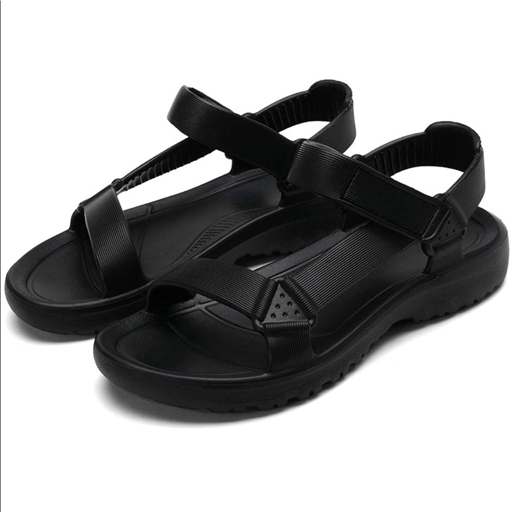Waterproof rubber black teva all terrain sandal 10